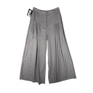 Pol Pants Women's Pleated Wide Leg Lightweight Trousers NWT